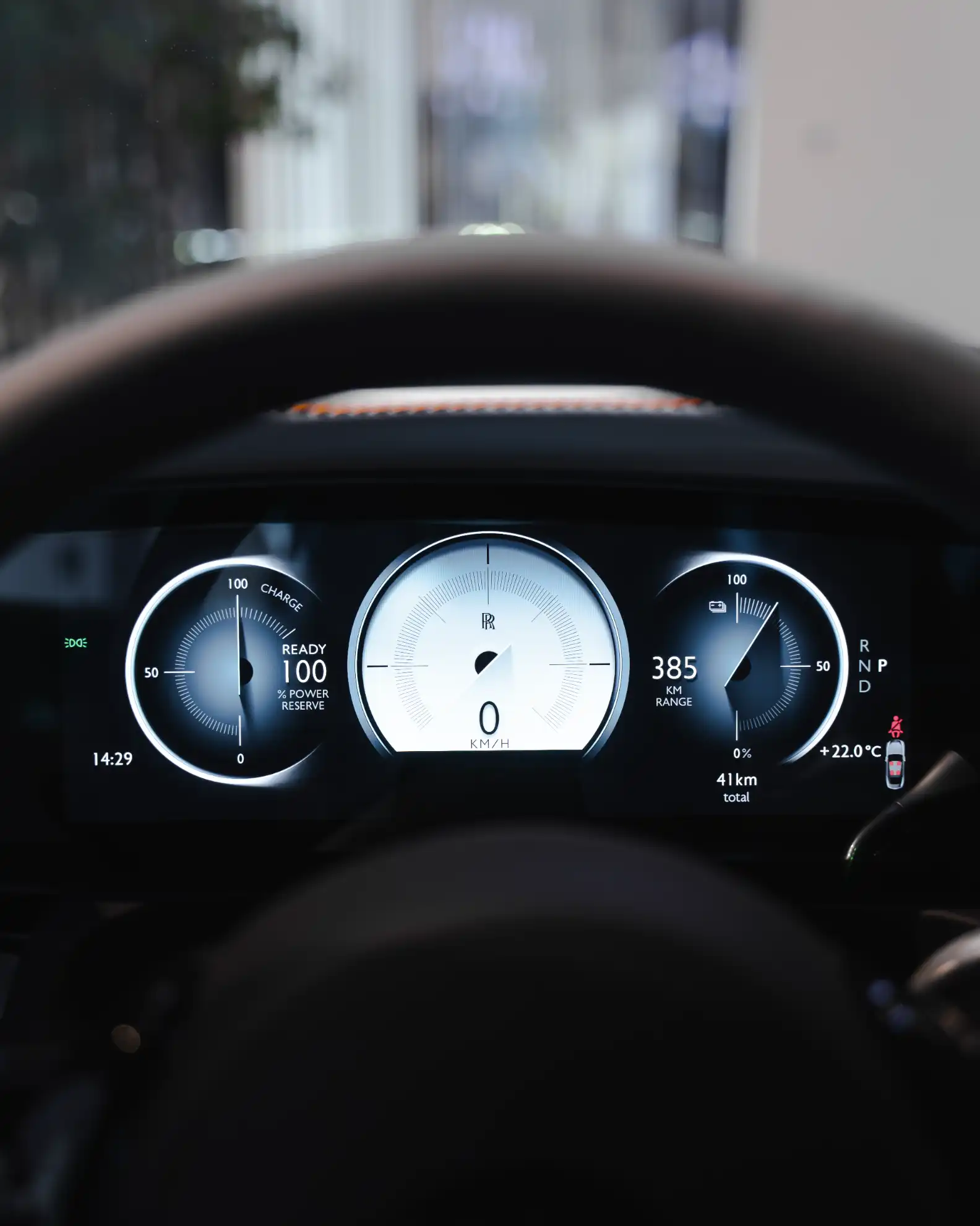 Rolls-Royce Spectre Rear Interior View - Baku Dreams