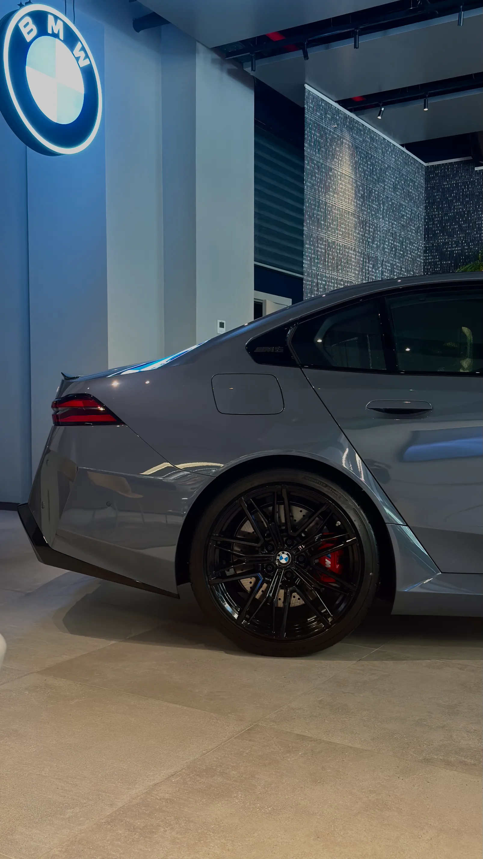 BMW M5 Rear View